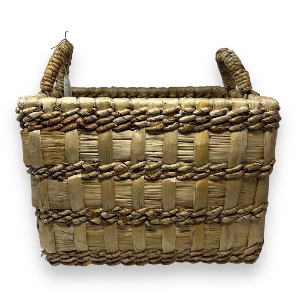 Threshold Natural Banana Woven Rectangular Floor Basket - Picture 4 of 6